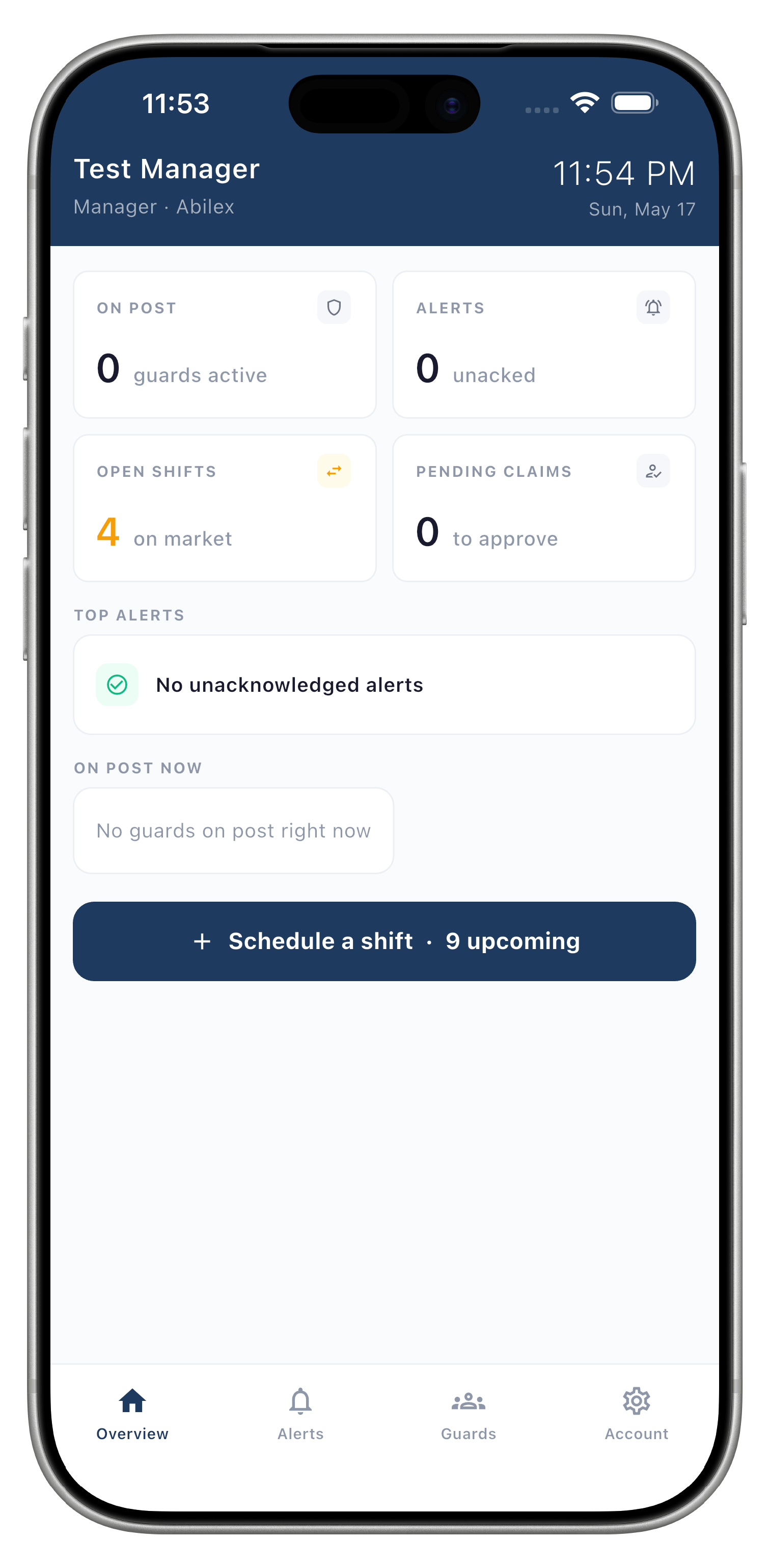Abilex App screen 2