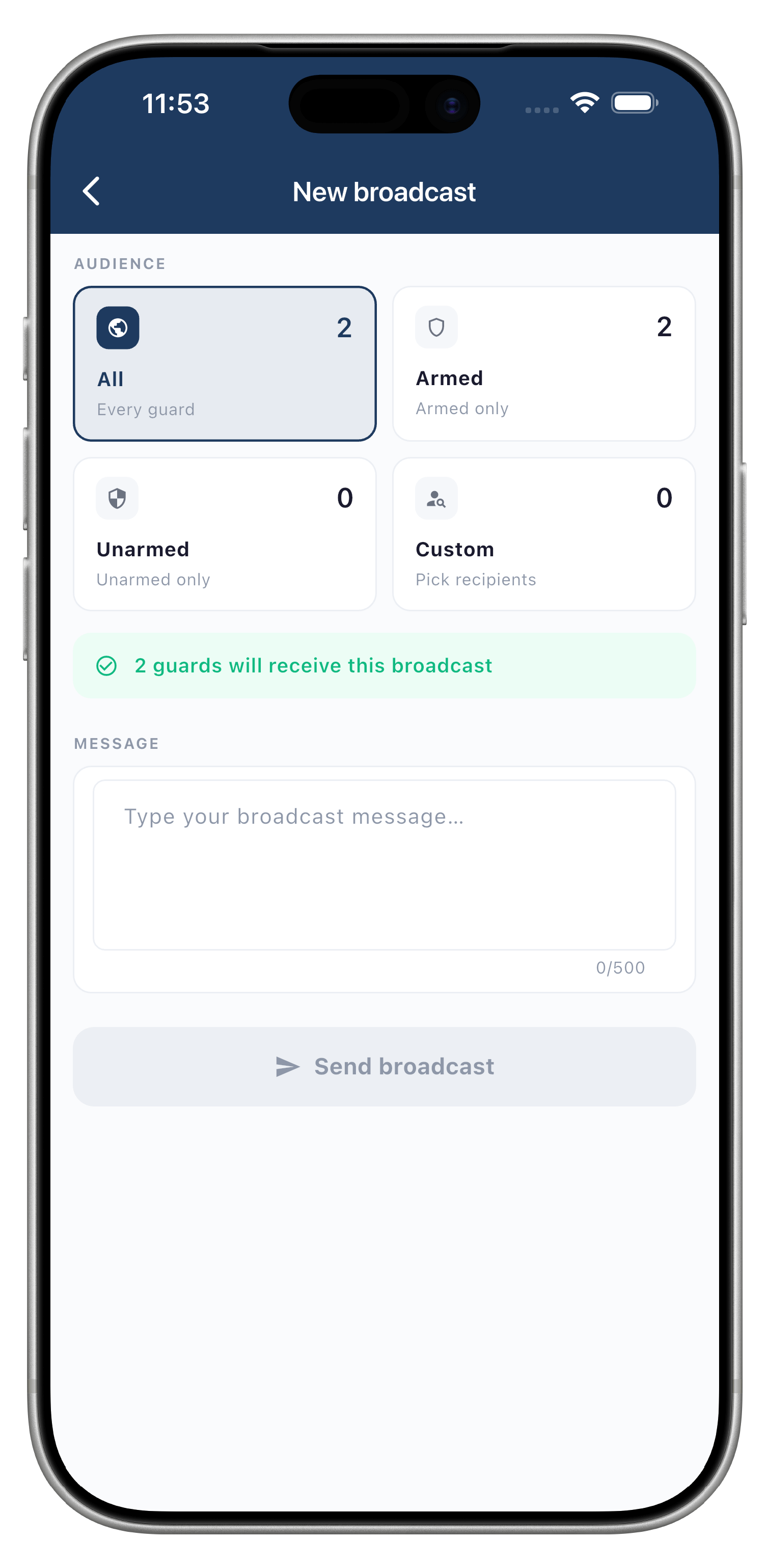 Abilex App screen 3